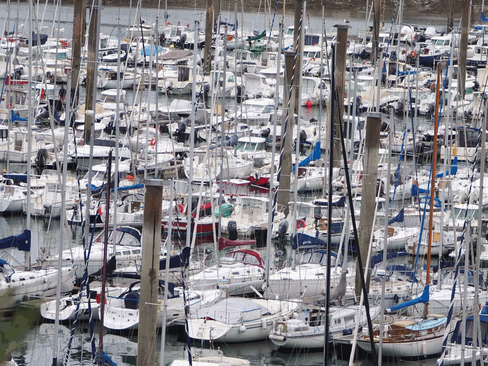 Segelboote in Saint Malo